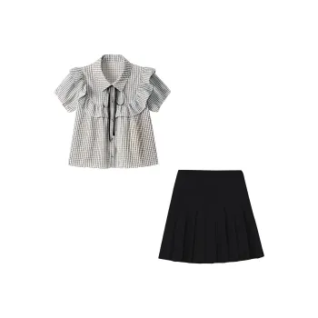 DOKZB Two Piece Skirt Sets Women's