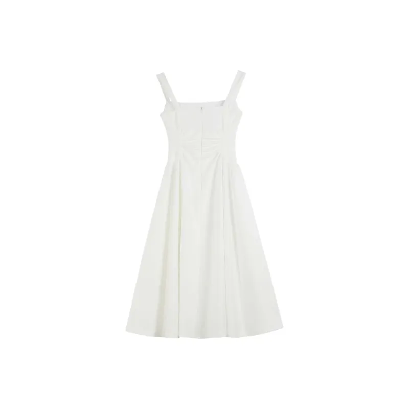 GOSO Slip Dresses Women's White-1
