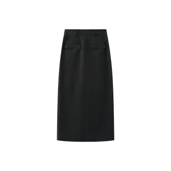 THE SEA LIFE Casual Long Skirt Women's Black Gray
