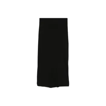 JIL SANDER SS25 Casual Long Skirt Women's Black