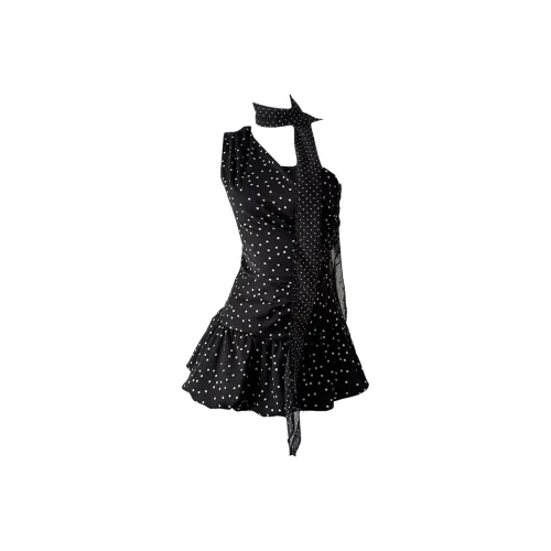 FLIM Sleeveless Dresses Women's Black