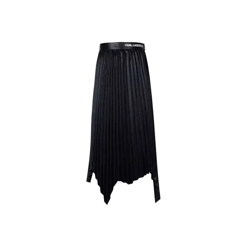 KARL LAGERFELD Casual Long Skirt Women's Black-0