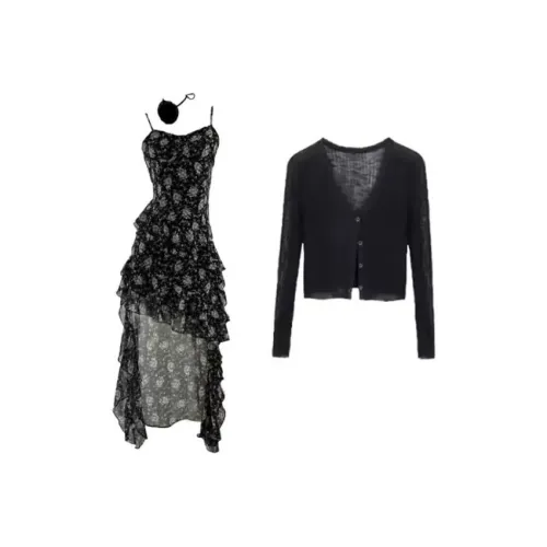 Lookinto Skirt Set Women's Black