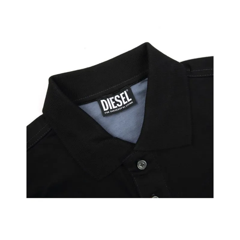 DIESEL Polo Shirts Men Black-1