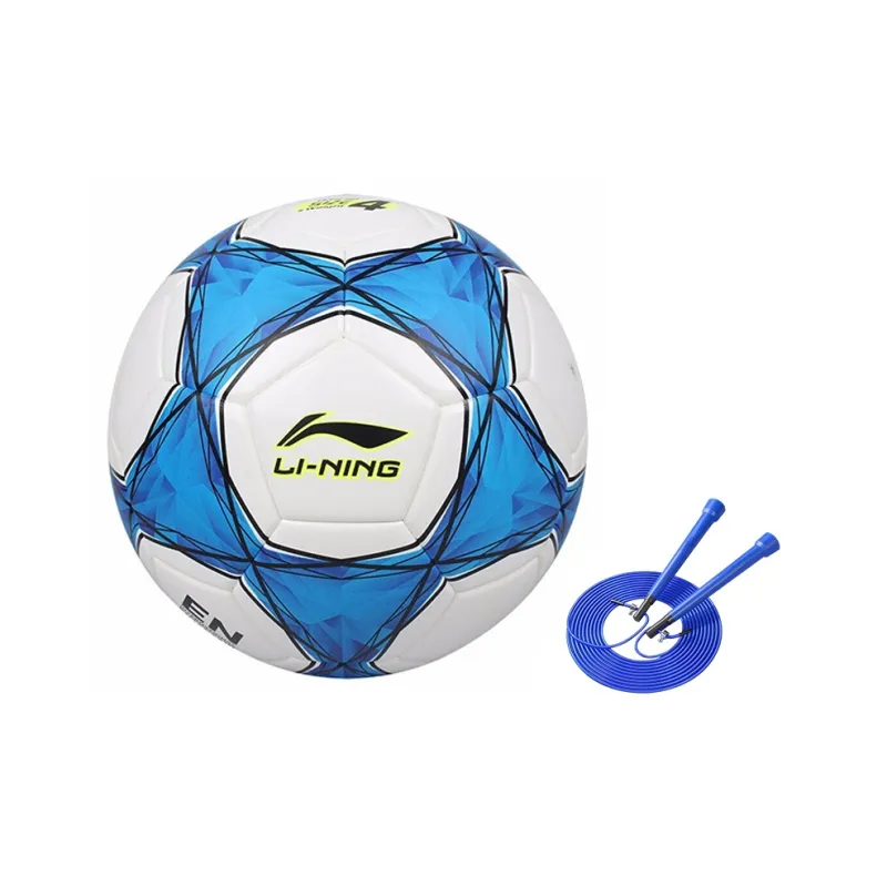 LiNing Size 4 Soccer TPU Seamless Thermal bonding Unisex Blue White-6