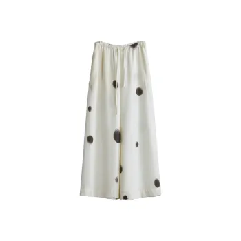 Rizhuo Casual Pants Women's Polka Dot Flower