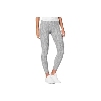 Lululemon Wunder Under Athletic Trousers Women's Silver White Jacquard