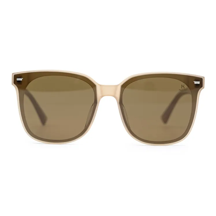 HELEN KELLER Plate Frame Square Sunglasses Unisex-9