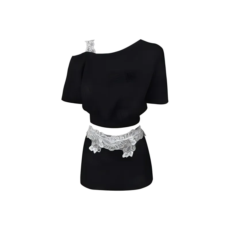DOSOHEB Two Piece Skirt Sets Women's-4