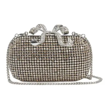 Self portrait Polyester Clutch Mini Women's Gold