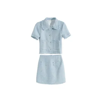 PLANE DRIFT Two Piece Skirt Sets Women's
