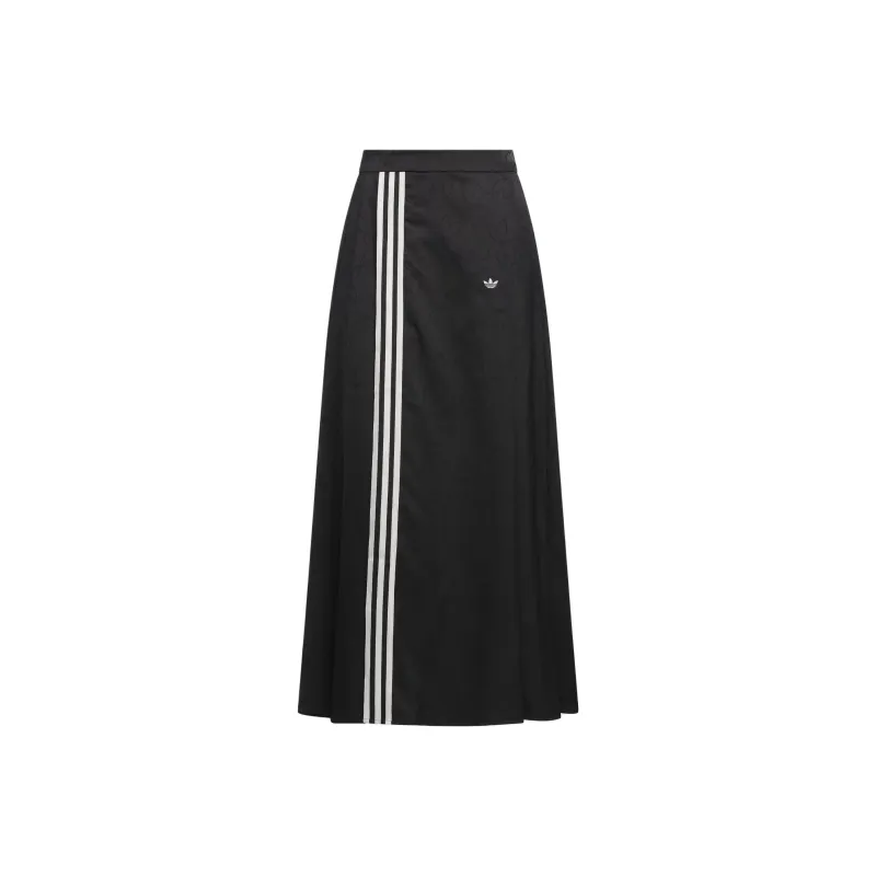 Adidas Originals Casual Long Skirt Women's Black-0