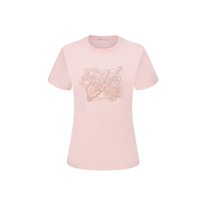 RARE T Shirts Women's Pink-0