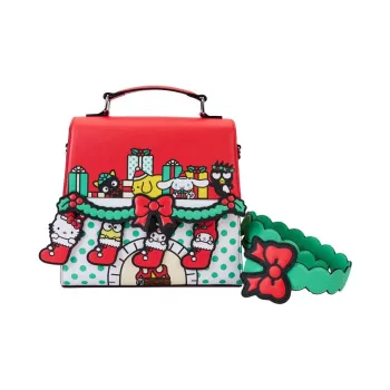Sanrio Loungefly Collaboration Polyurethane One Shoulder Handbag Women's Red & Multicolor