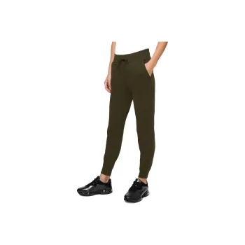Lululemon Warm Down Athletic Trousers Women's Dark Olive Green