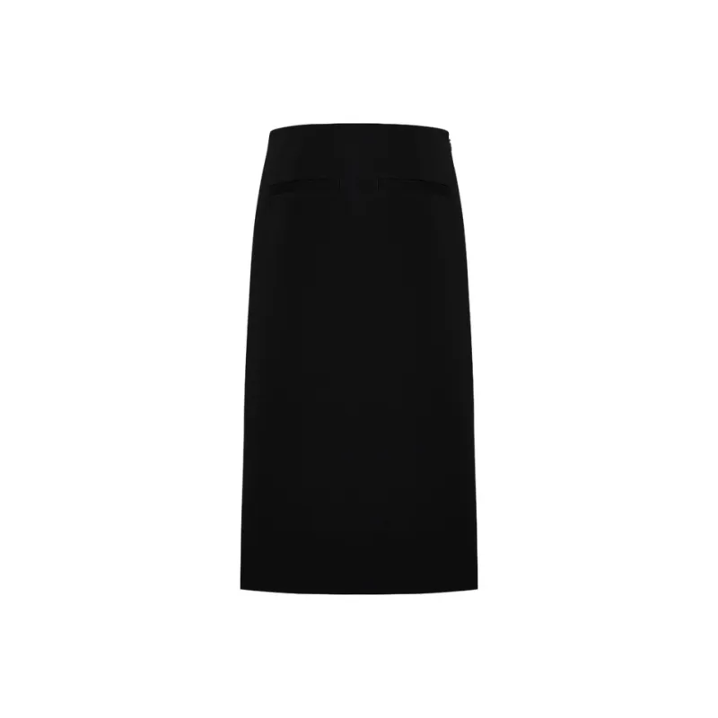 MO&CO GAUCHERE Collaboration Casual Long Skirts Women's Black-0