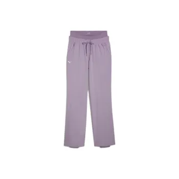 PUMA Modest Activewear Wide Leg Training Pants Women's Athletic Trousers Women's Purple