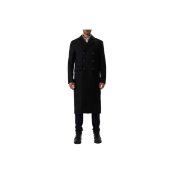 TRUSSARDI Coats Men Black