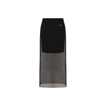 MOCO Casual Long Skirts Women's Black