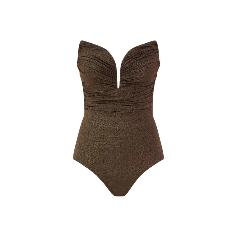 Zimmermann One piece Swimsuit Women's Dark Brown-0