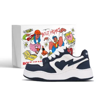 BOLTHEAR x AND U Anti Slip And Wear Resistant Height Increasing Low Top Skateboard Shoes Unisex