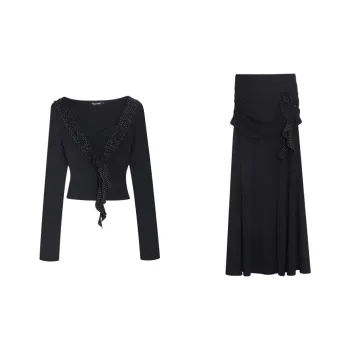 DREAM SEVEN 77 Skirt Set Women's Black