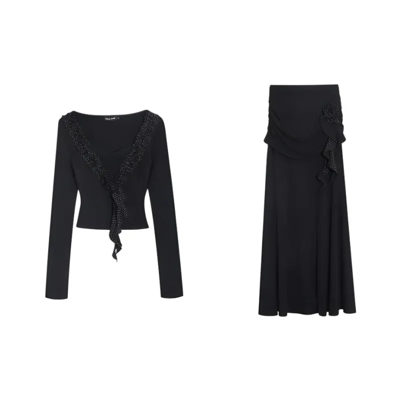DREAM SEVEN 77 Skirt Set Women's Black-0