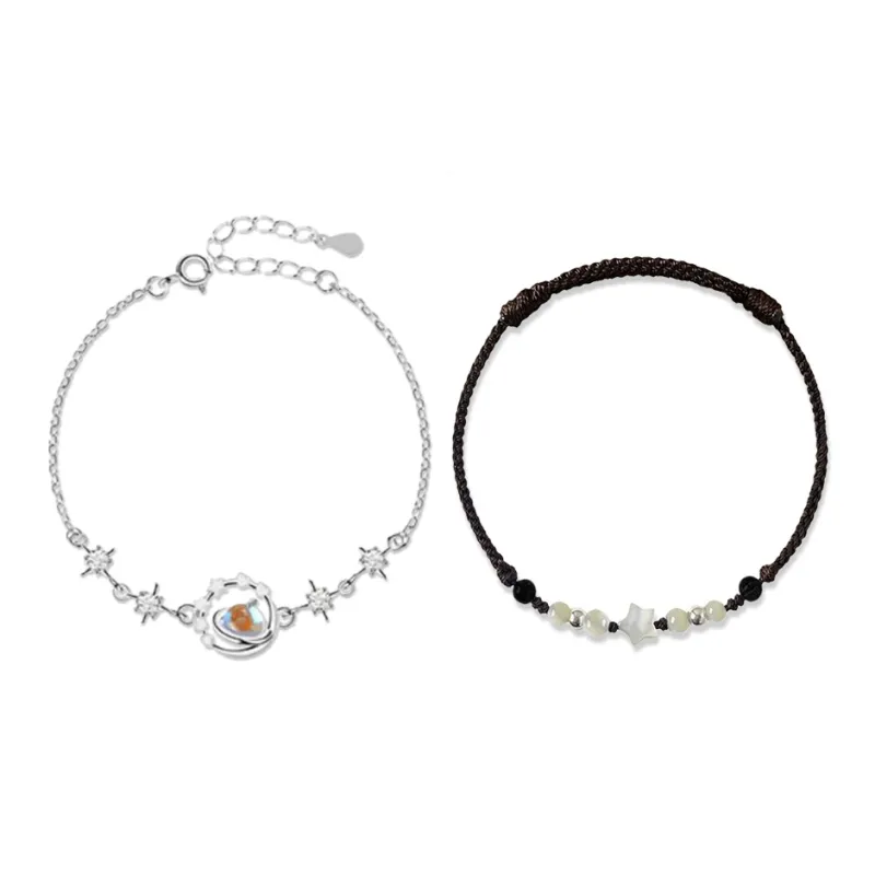 RINGLOVE Fabric Rope Bracelets Women's-0