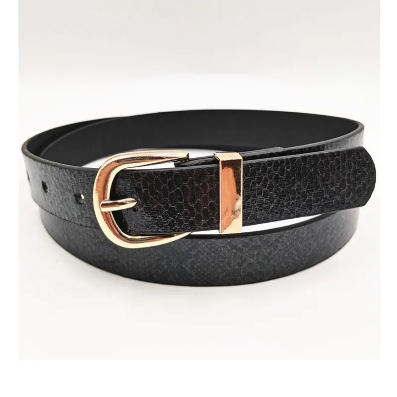 YUZHAOLIN PU Leather Belts Unisex 3.5cm-4