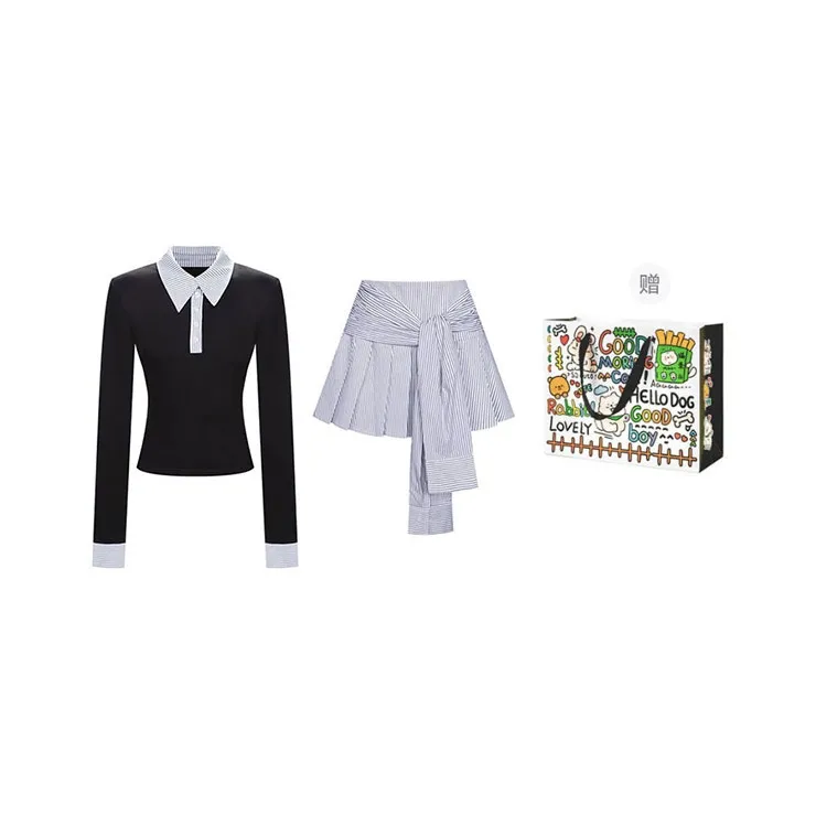 INCO VIBE Skirt Set Women's Black-2