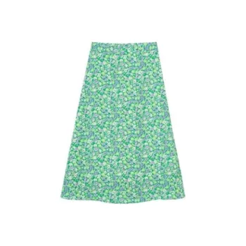 E.land Casual Long Skirt Women's Green