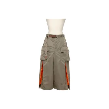 Sacai Casual Long Skirts Women's Taupe