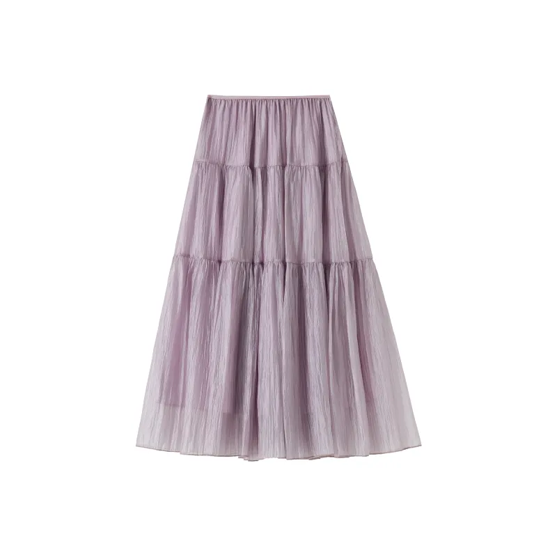 Ning Cai Yuer Casual Long Skirt Women's-13