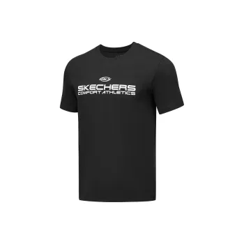 Skechers T Shirt Unisex Carbon Black 0018