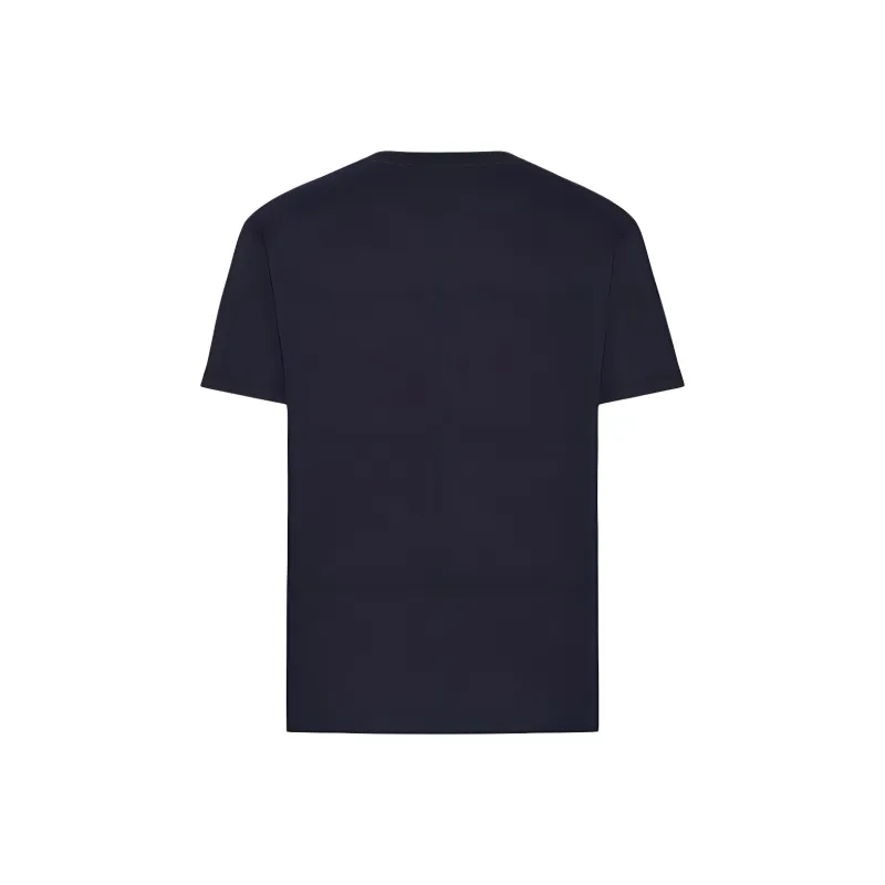 Valentino Vlogo Signature Cotton T Shirt T Shirt Men's Blue-1