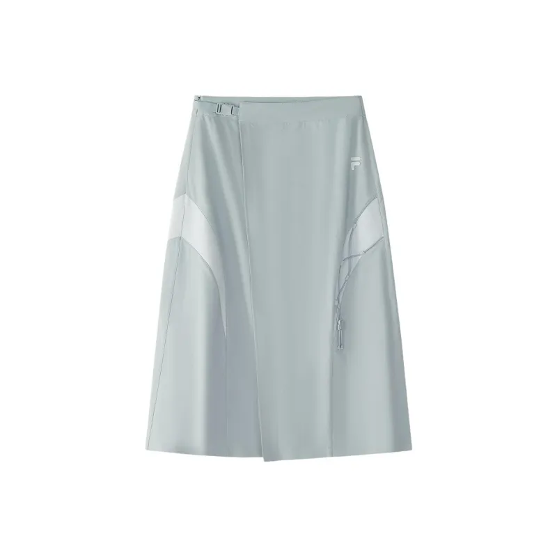 FILA FUSION URBAN TECH Casual Long Skirts Women's Lele Gray-0