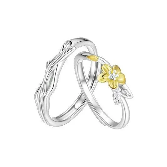 JINJI 925 Sterling Silver Rings Unisex-0