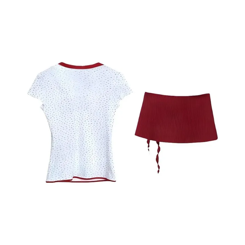 DOSOHEB Two Piece Skirt Sets Women's-1