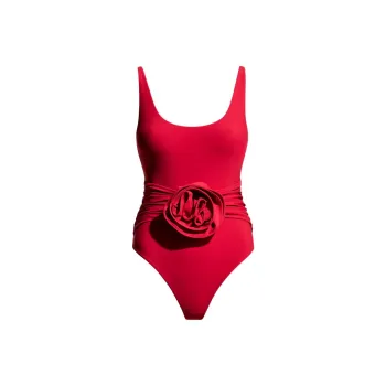 H&M x MAGDA BUTRYM Magda Butrym Collaboration One piece Swimsuit Women's Red