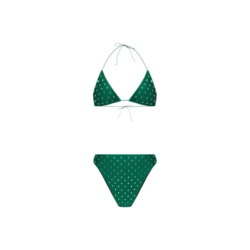 Oséree Rhinestone Embellished Bikini Set-0