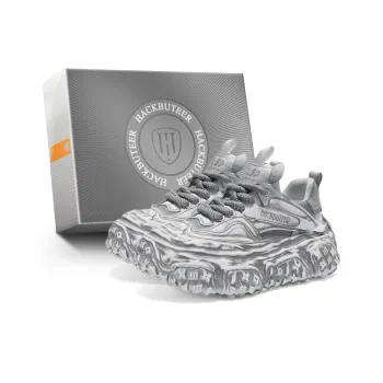 HACKBUTEER Low Top Chunky Sneakers Men's Box Included