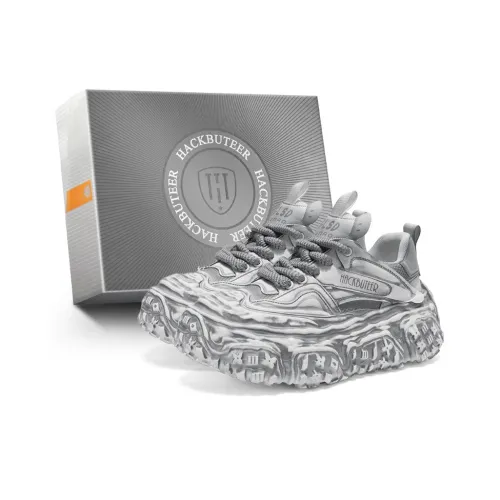 HACKBUTEER Low Top Chunky Sneakers Men's Box Included