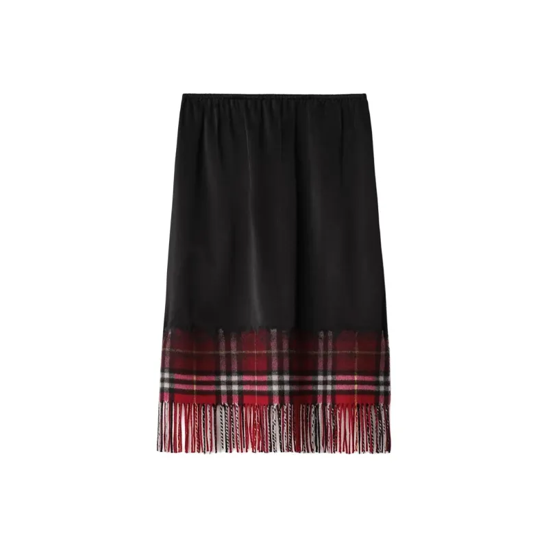 Burberry Casual Long Skirt Women's Black-0