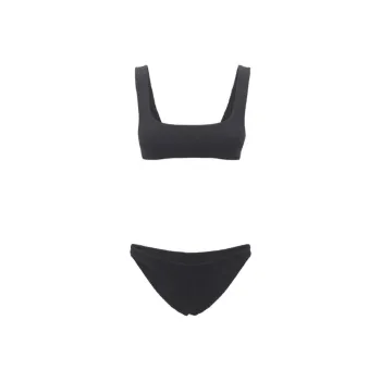 REINA OLGA Ginny Scrunch Sleeveless Bikini Set