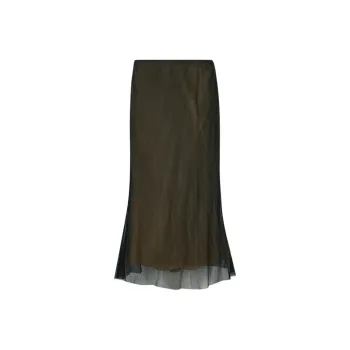 VINCE Casual Long Skirts Women's Black