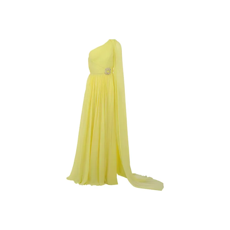 ELIE SAAB Evening Dress Women's Yellow-0