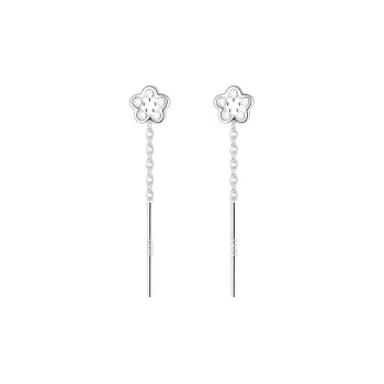 Daisy Dream 999 Fine Silver Earrings Women's