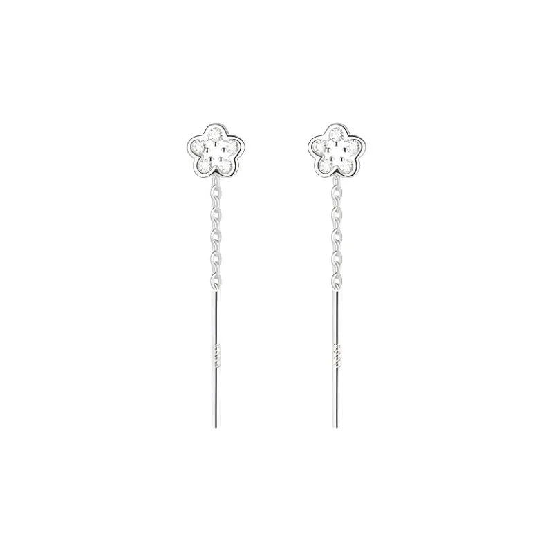 Daisy Dream 999 Fine Silver Earrings Women's-0
