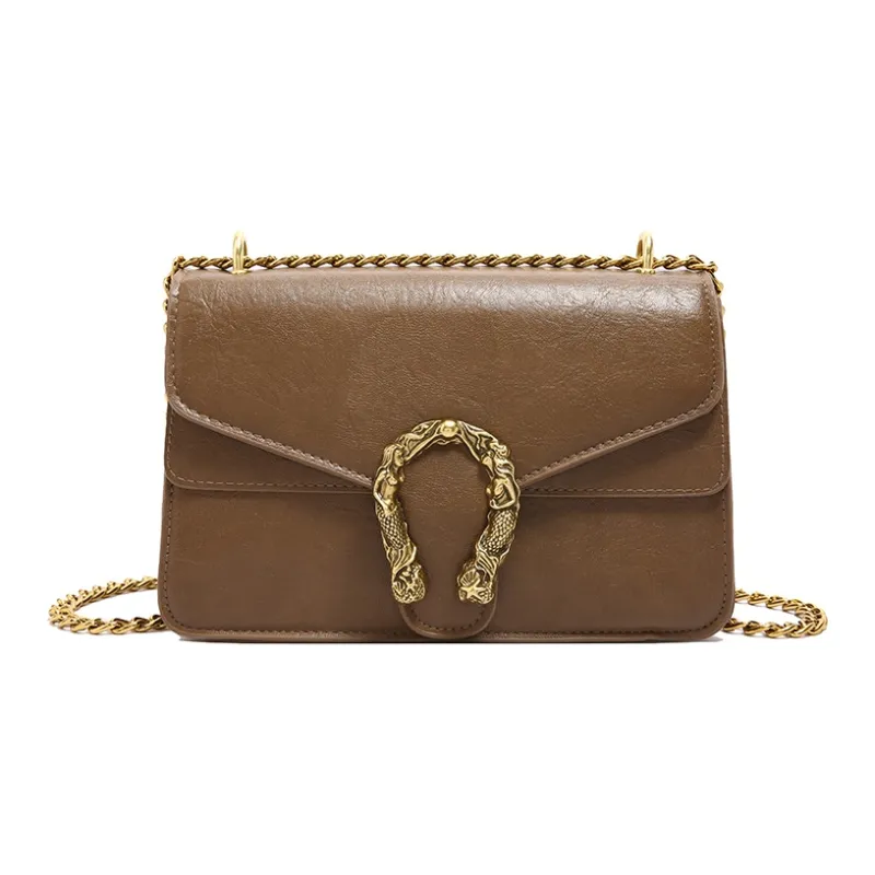TOUTSEUL YOLO PU Shoulder Bag Regular Women's Light Brown/Coffee/Black-0