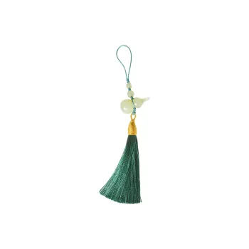 Shujie Hetian Jade Pendants Pale Greenish White Jade Unisex